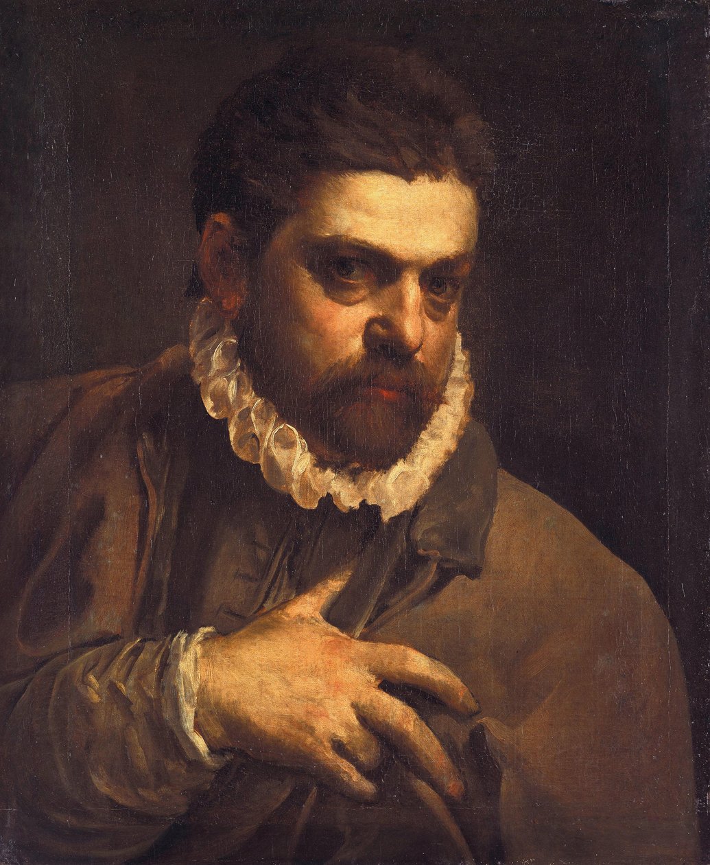 Miehen muotokuva tekijältä Agostino Carracci
