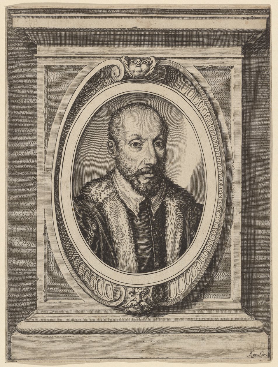 Pietro Antonio Tolentino tekijältä Agostino Carracci