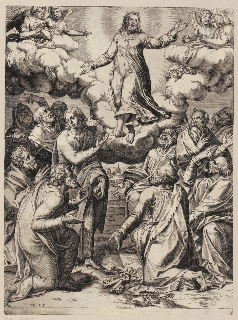 Pyhän Franciscuksen leimaaminen tekijältä Agostino Carracci