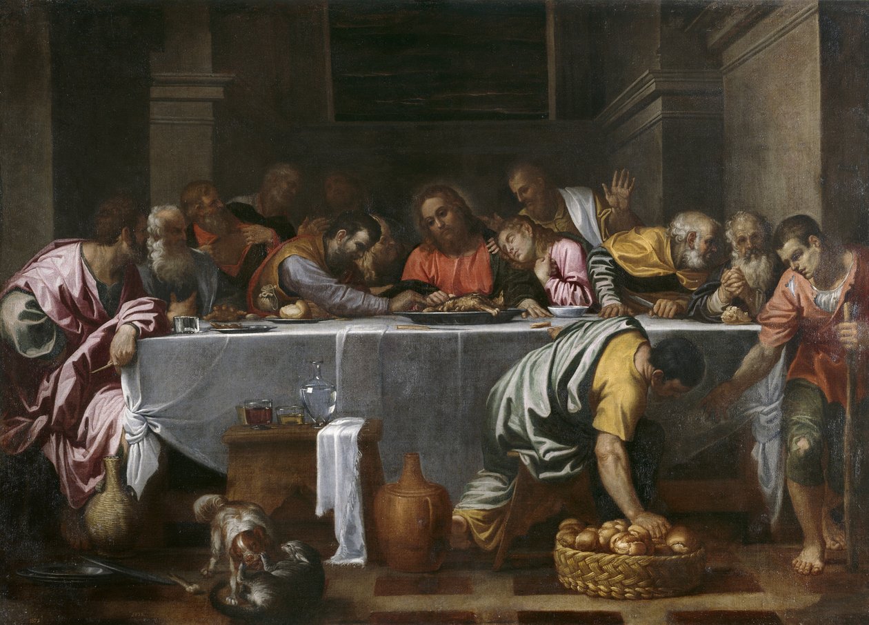 Viimeinen ehtoollinen tekijältä Agostino Carracci