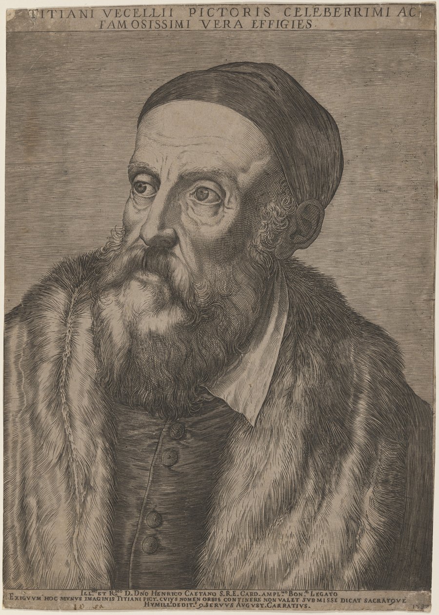 Tizian tekijältä Agostino Carracci
