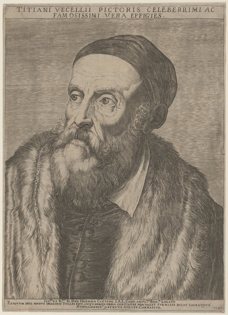 Tizian tekijältä Agostino Carracci