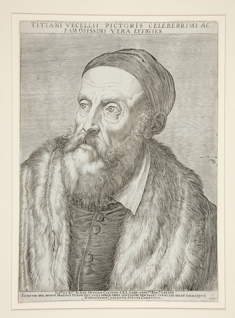 Tiziano Vecellio (Tizian) tekijältä Agostino Carracci