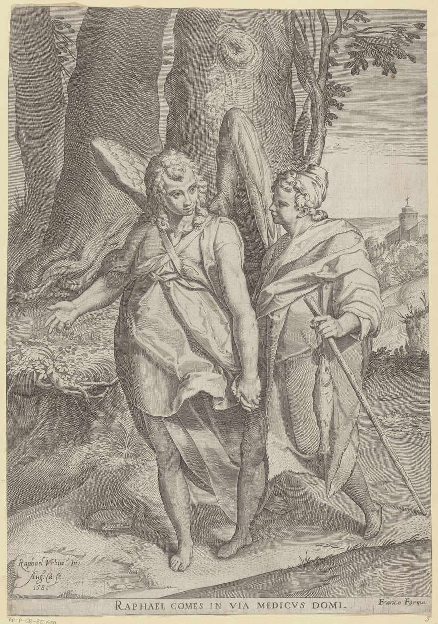 Tobias Engelissä tekijältä Agostino Carracci