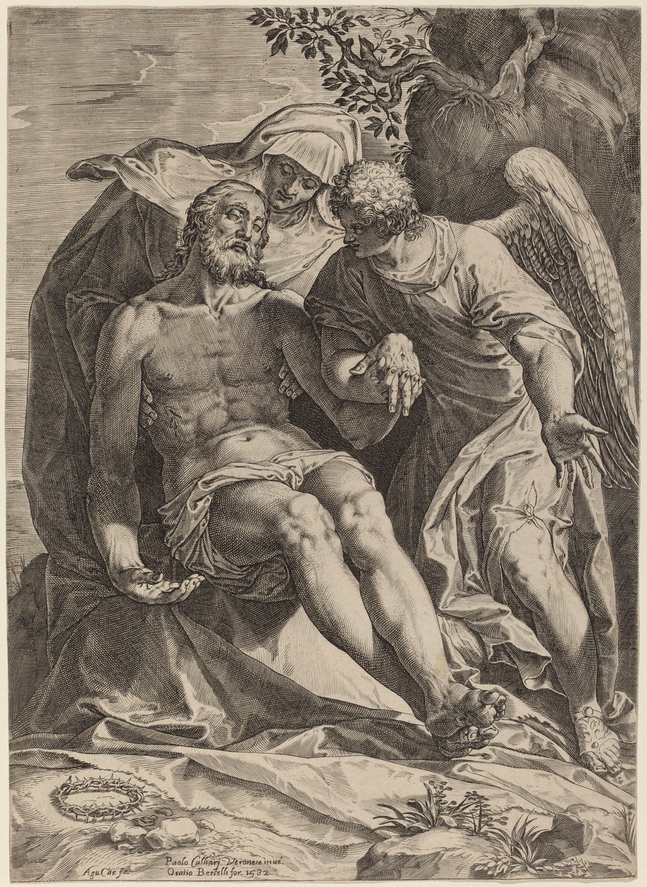 Myötätunto tekijältä Agostino Carracci after Veronese