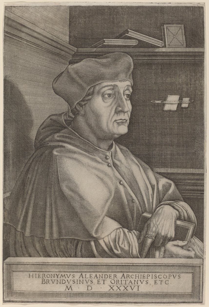 Hieronymus Alexander, Brindisin arkkipiispa tekijältä Agostino dei Musi