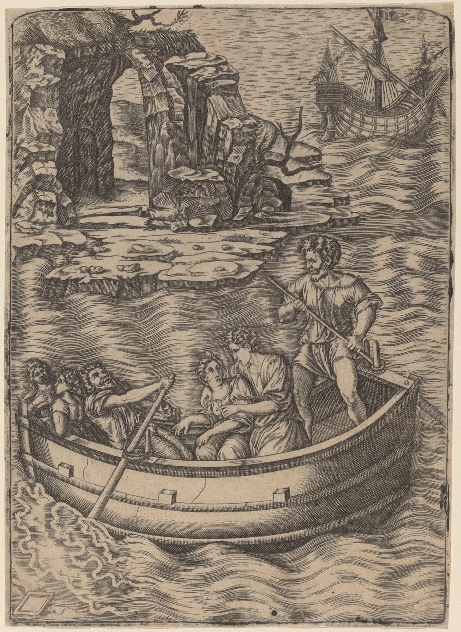 Barc tekijältä Agostino dei Musi after Raphael