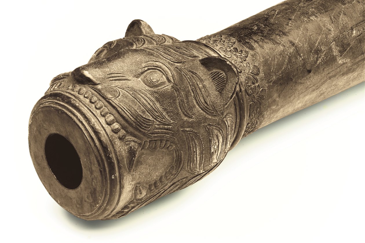 Erittäin harvinainen tykki, 1790-91 tekijältä Ahmad Pali