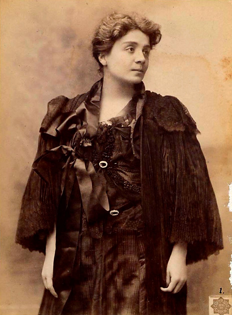Eleonora Duse, italialainen näyttelijä, 1896 tekijältä Aime Dupont