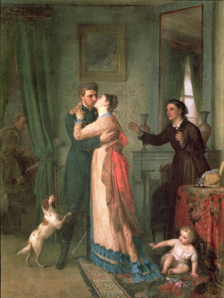 Paluu sodan jälkeen, 1878 tekijältä Akim Egorovich Karneev