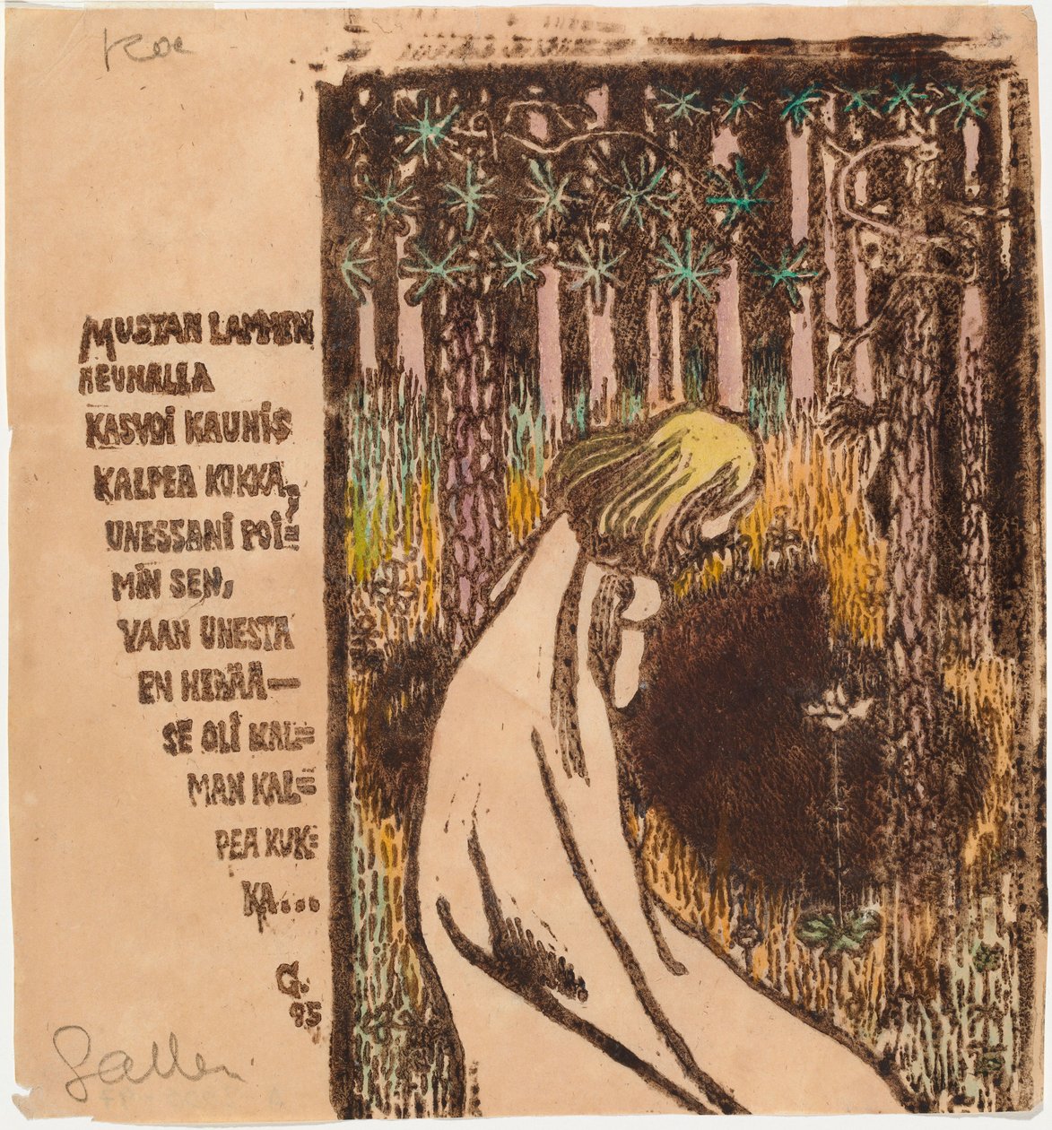 Kuoleman kukka tekijältä Akseli Gallen-Kallela