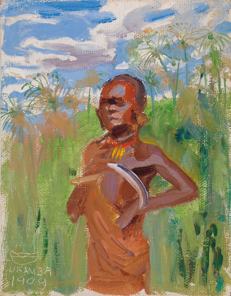 Kikuyu Papyrus Reeds -sarjassa tekijältä Akseli Gallen-Kallela