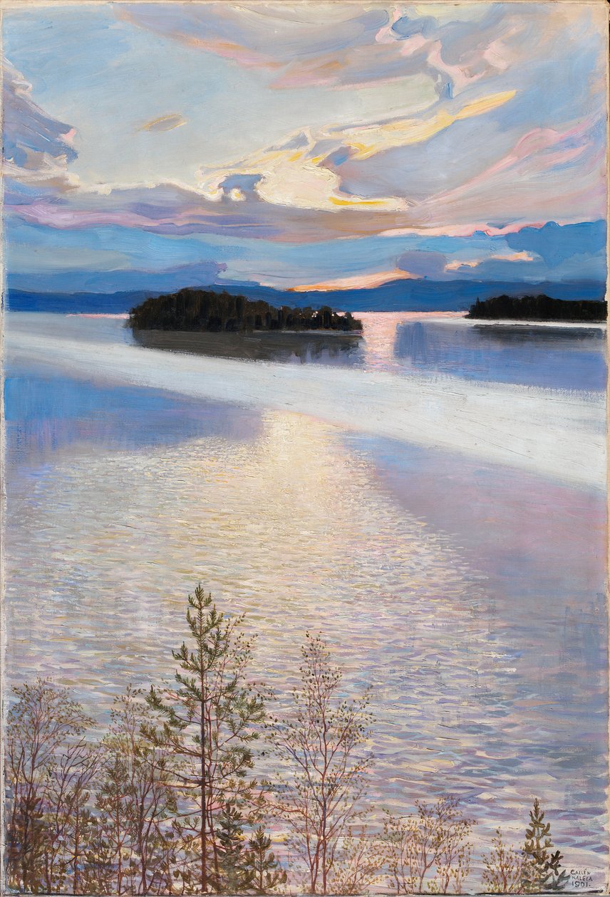 Järvinäköala tekijältä Akseli Gallen-Kallela