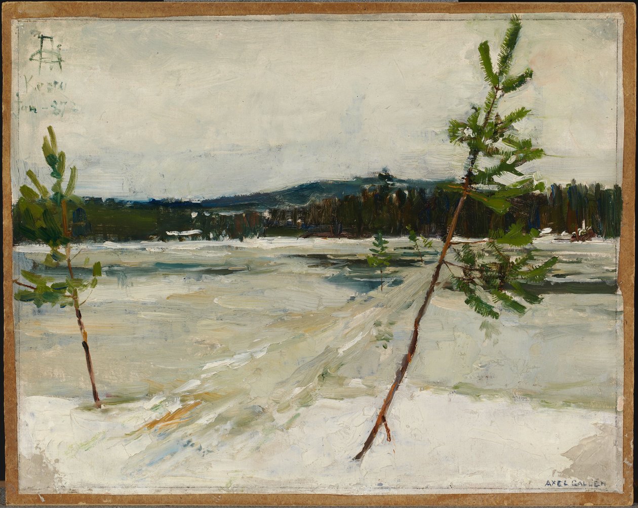 Polku jäällä tekijältä Akseli Gallen-Kallela