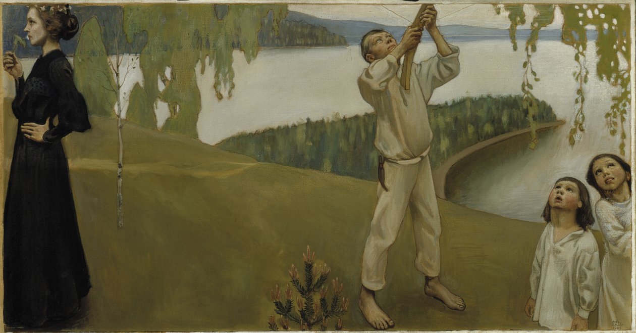 Kevät, 1903 tekijältä Akseli Gallen Kallela