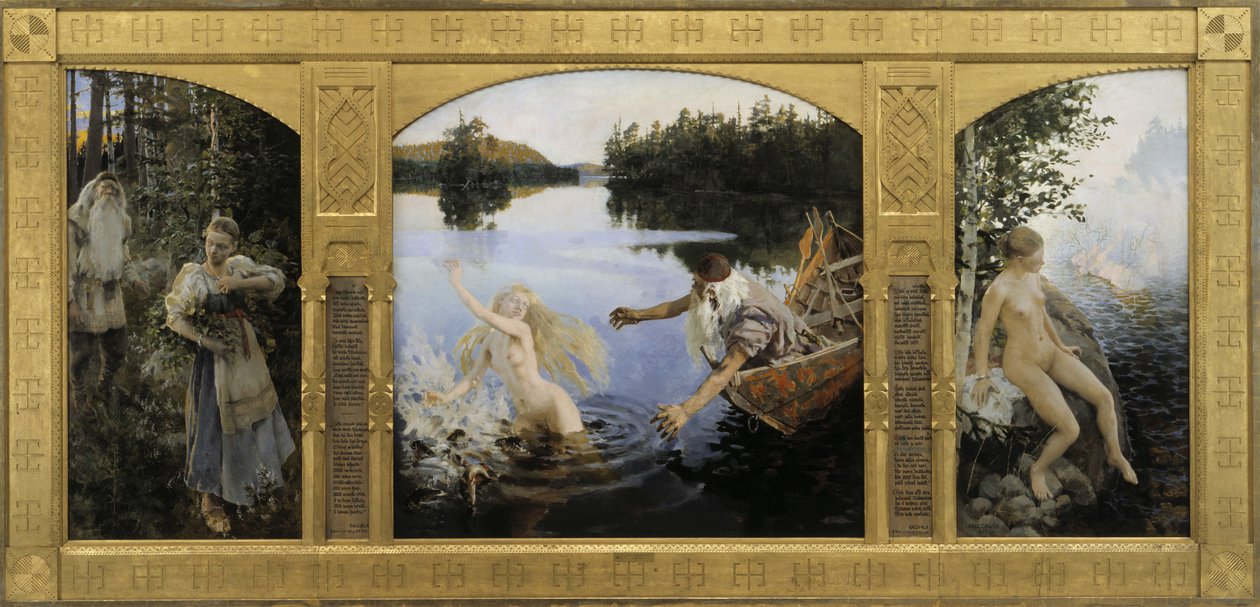 Aino Triptyykki, 1891 tekijältä Akseli Gallen Kallela