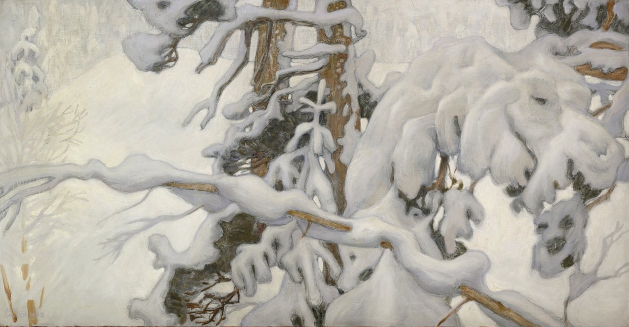 Talvi, 1902 tekijältä Akseli Gallen Kallela