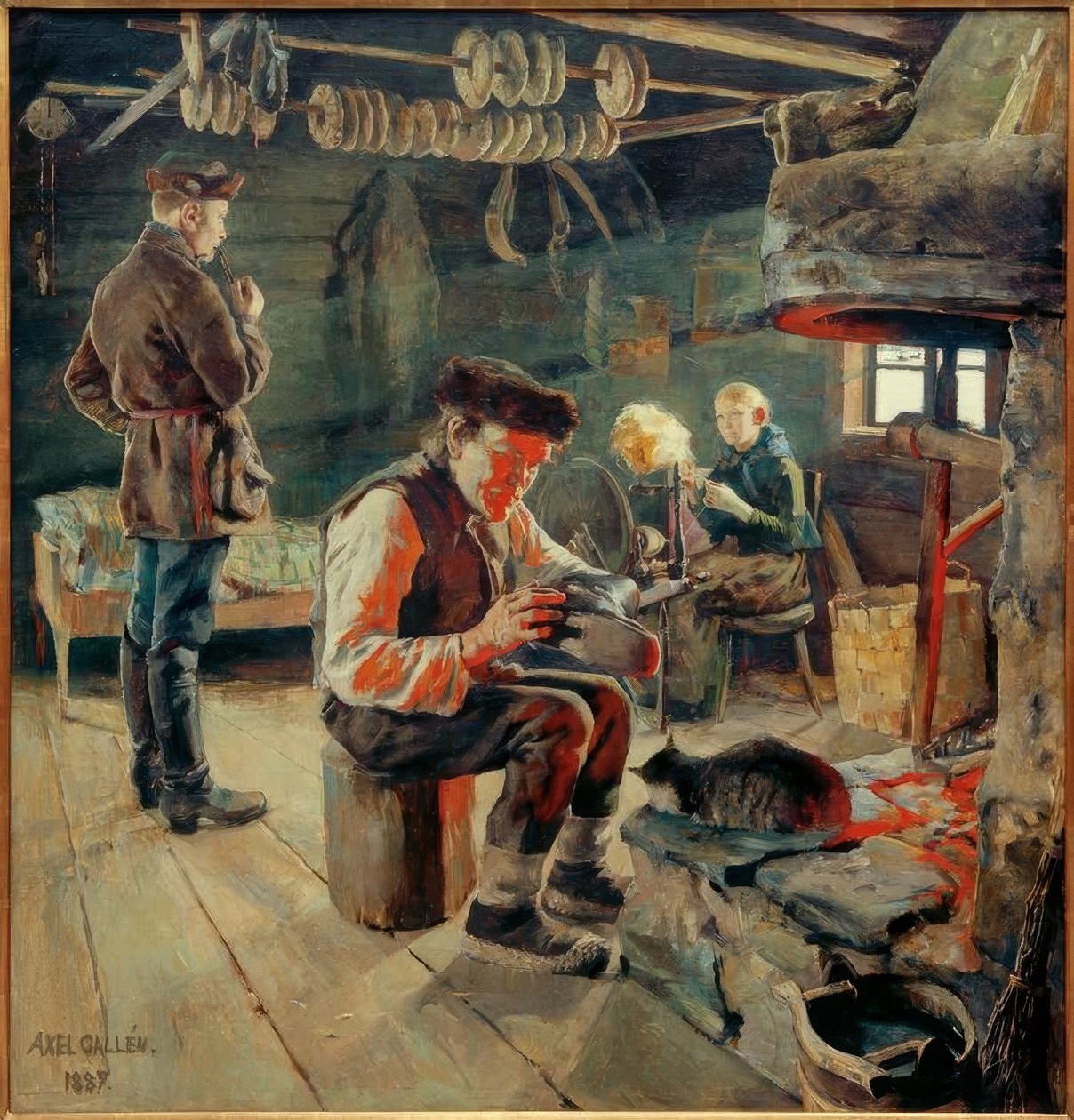 Bauernstube tekijältä Akseli Valdemar Gallen Kallela