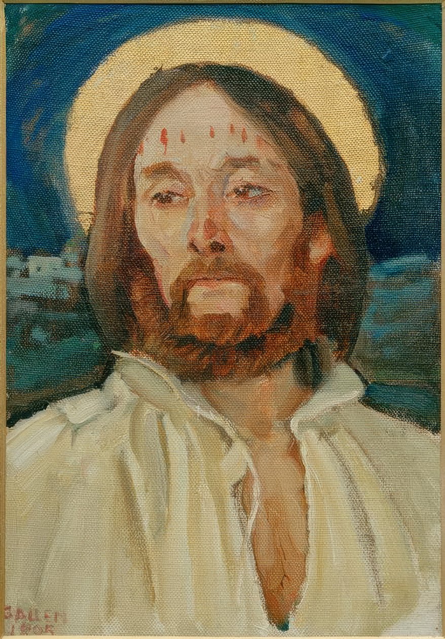 Christuskopf tekijältä Akseli Valdemar Gallen Kallela