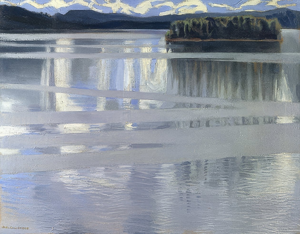 Keitele järvi. 1905 tekijältä Akseli Valdemar Gallen Kallela