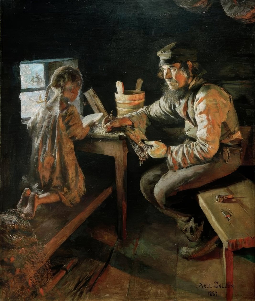 Erste Lektion tekijältä Akseli Valdemar Gallen Kallela