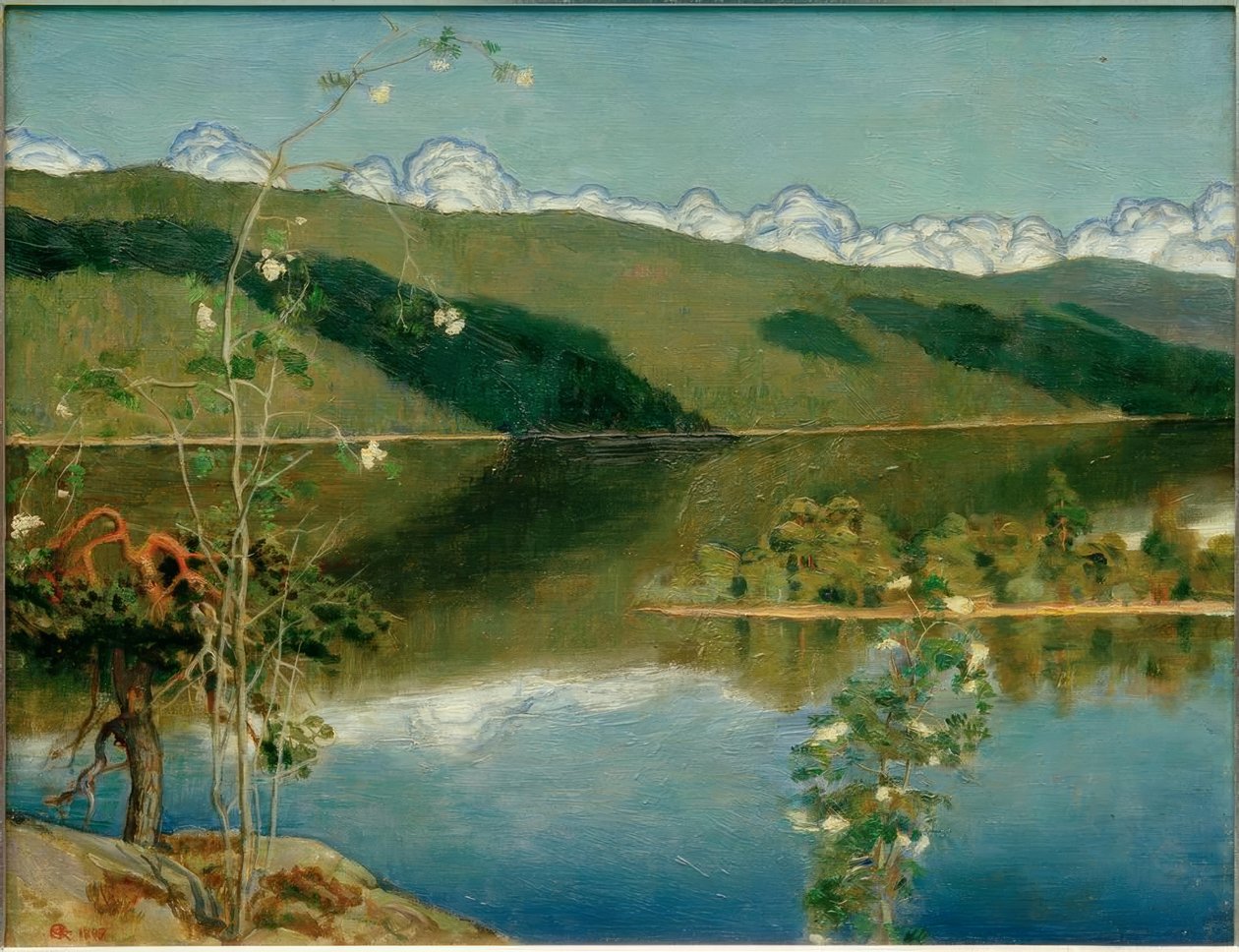 Gewitterwolken am Horizont tekijältä Akseli Valdemar Gallen Kallela