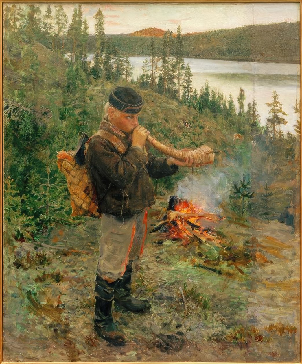 Paimenpoika Paanajärveltä tekijältä Akseli Valdemar Gallen Kallela