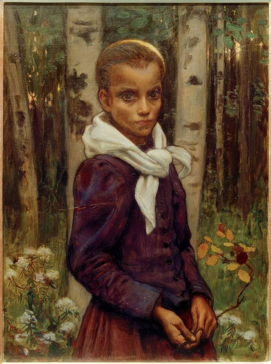 Mädchen tekijältä Akseli Valdemar Gallen Kallela