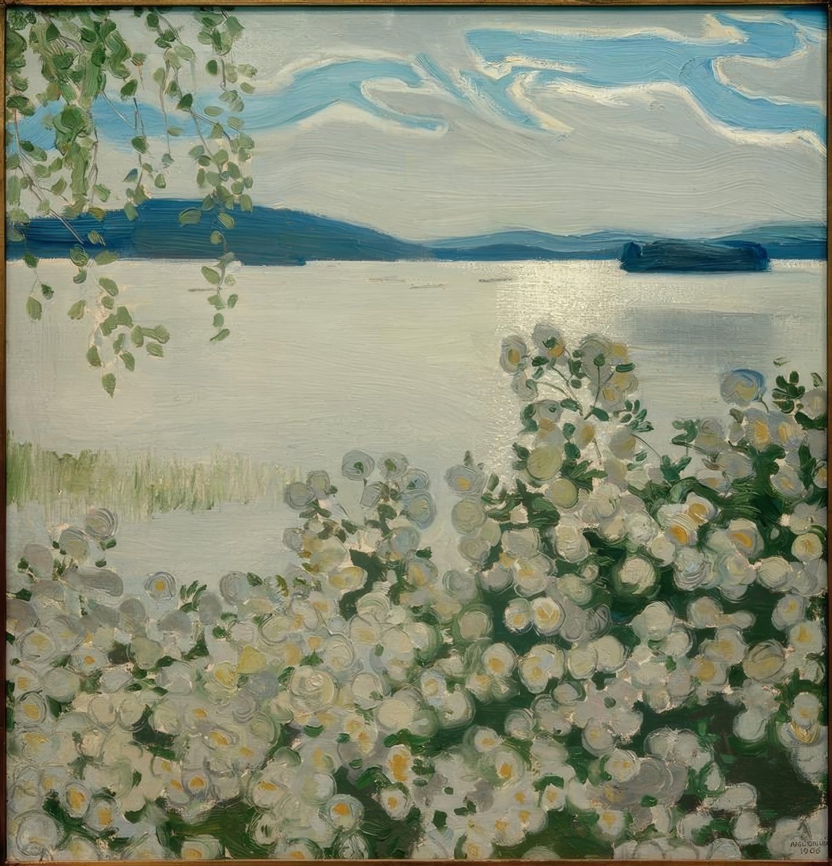 Weiße Rosen tekijältä Akseli Valdemar Gallen Kallela