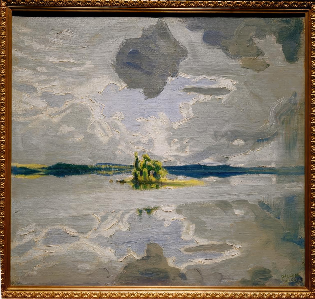 Pilviä järven yllä tekijältä Akseli Valdemar Gallen Kallela