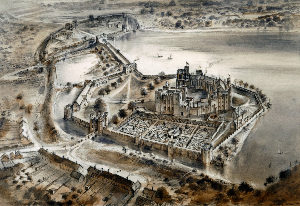 Kenilworthin linna, 1575, 1960-luku tekijältä Alan Ernest Sorrell