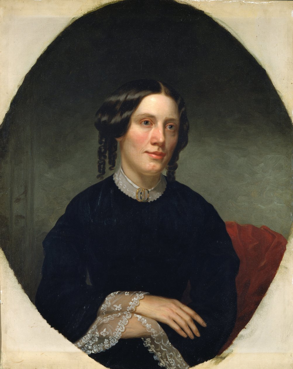 Harriet Beecher Stowen muotokuva 1811-1896, 1853 tekijältä Alanson Fisher