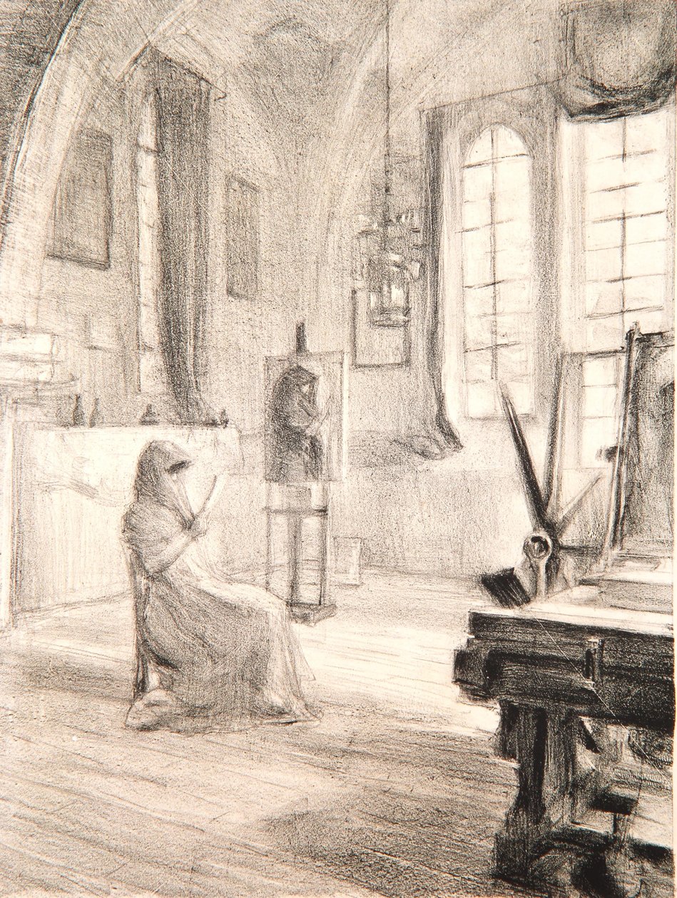 Studio, La Boissière, 1909 tekijältä Albert de Belleroche