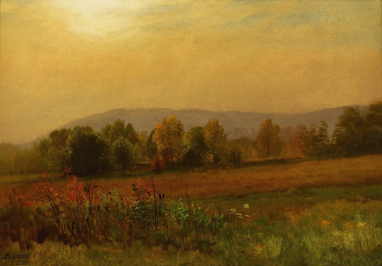 Syksyn maisema tekijältä Albert Bierstadt