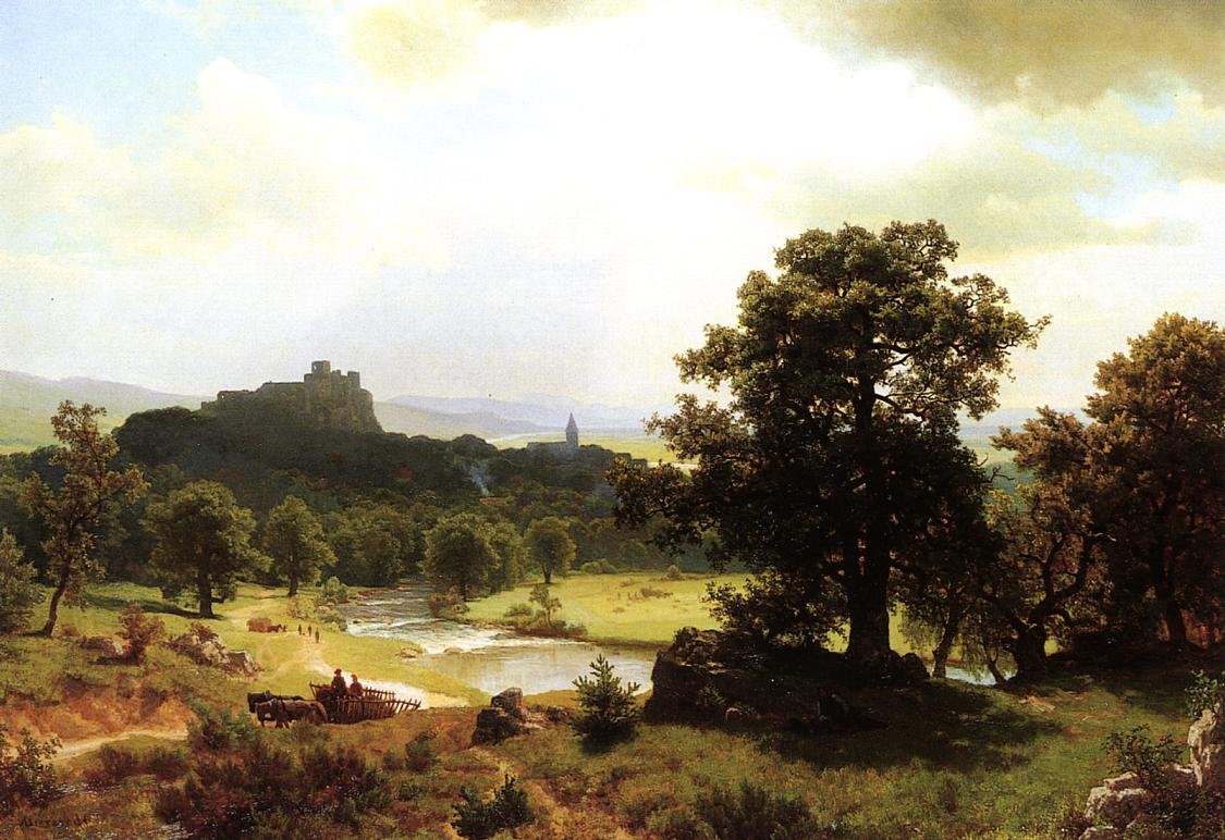 Päivän alku tekijältä Albert Bierstadt