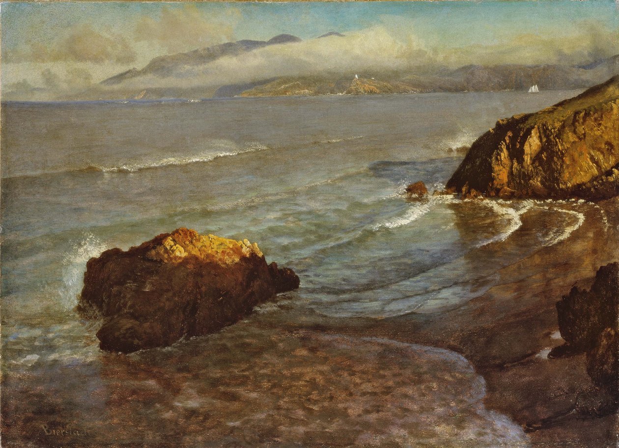 Kultaisen portin sisäänkäynti tekijältä Albert Bierstadt