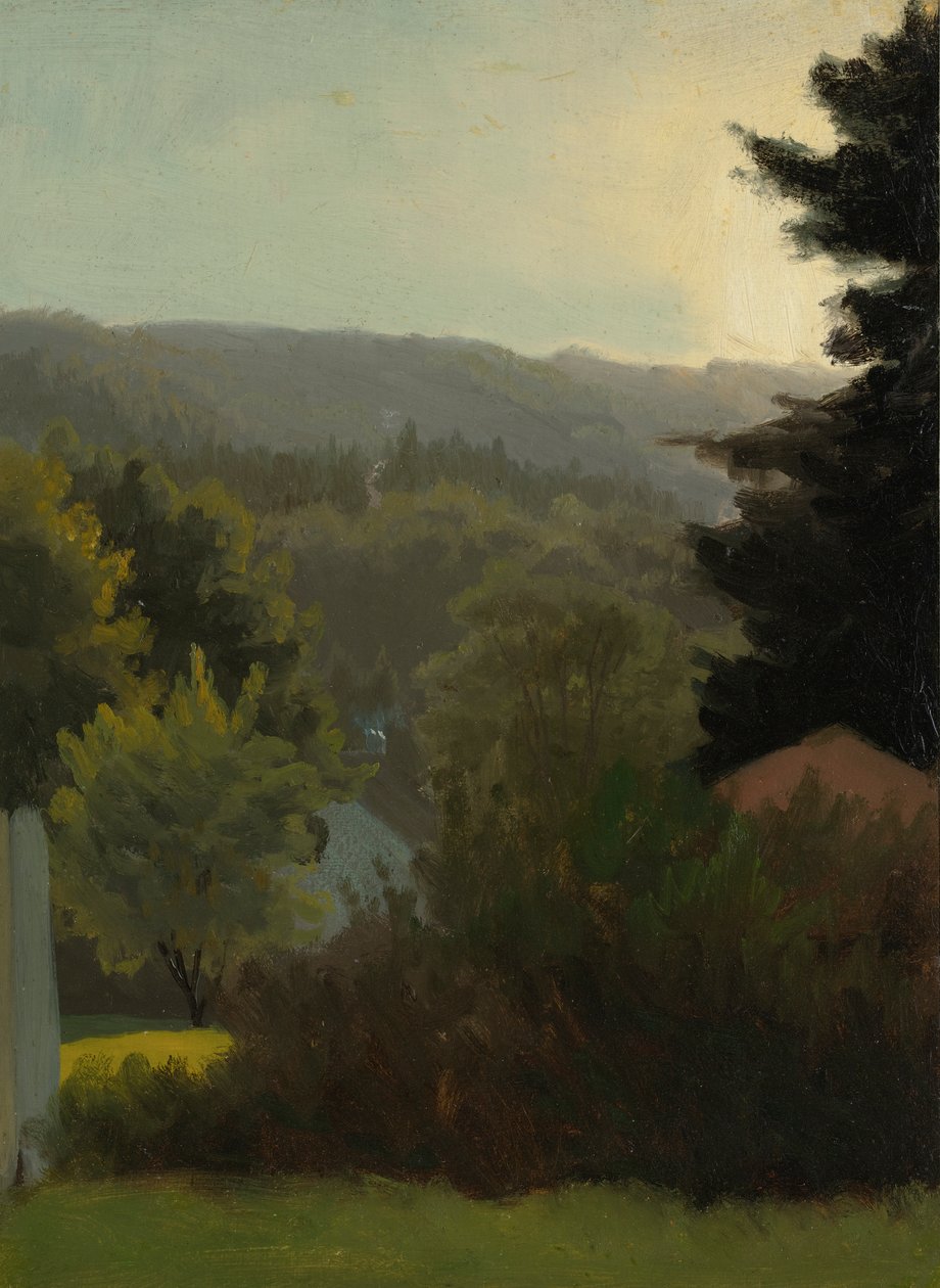 Metsäiset kukkulat tekijältä Albert Bierstadt