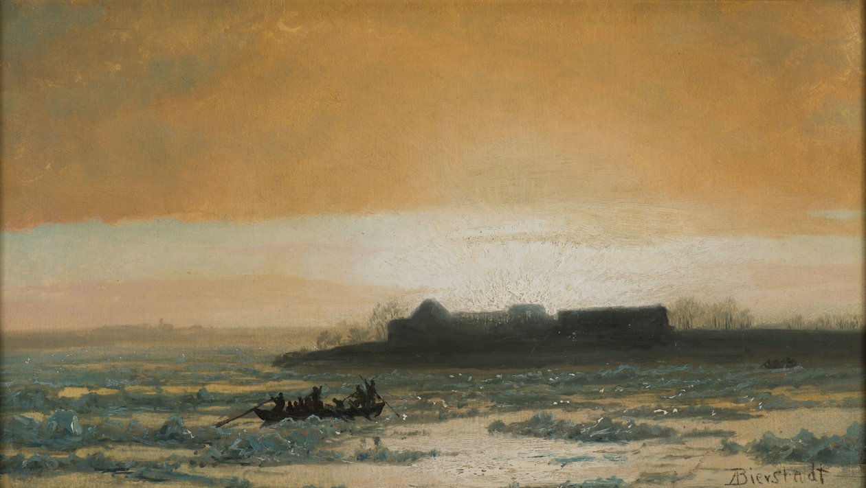 Jään murtuminen, 1889 tekijältä Albert Bierstadt