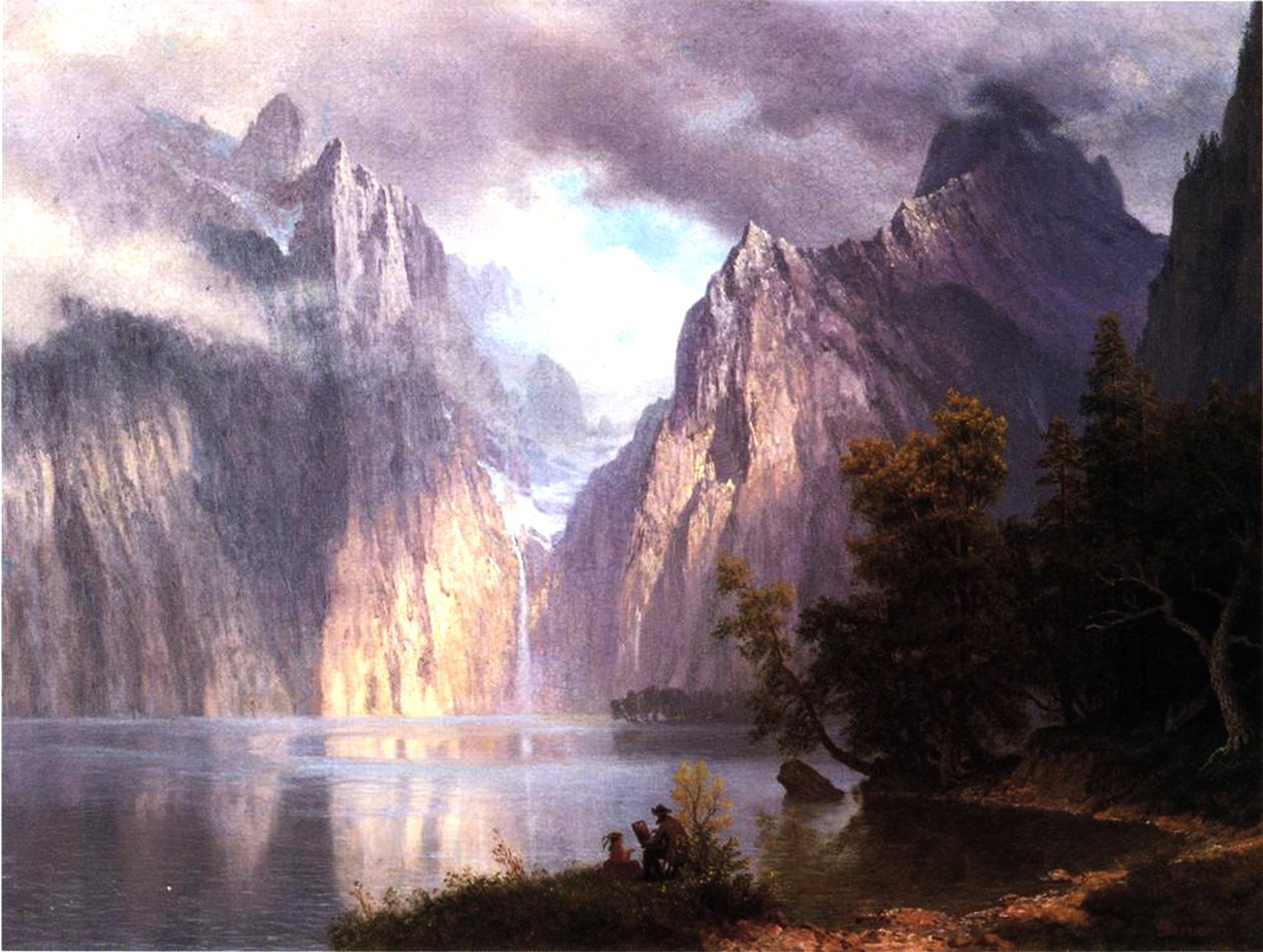 Sierra Nevadassa, noin 1861 tekijältä Albert Bierstadt
