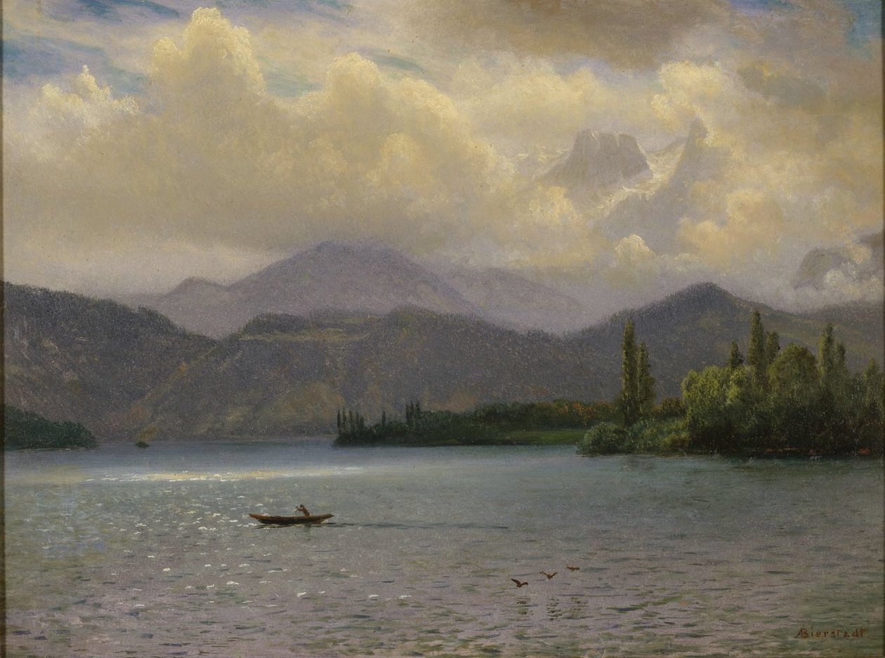 Tahoe-järvi tekijältä Albert Bierstadt