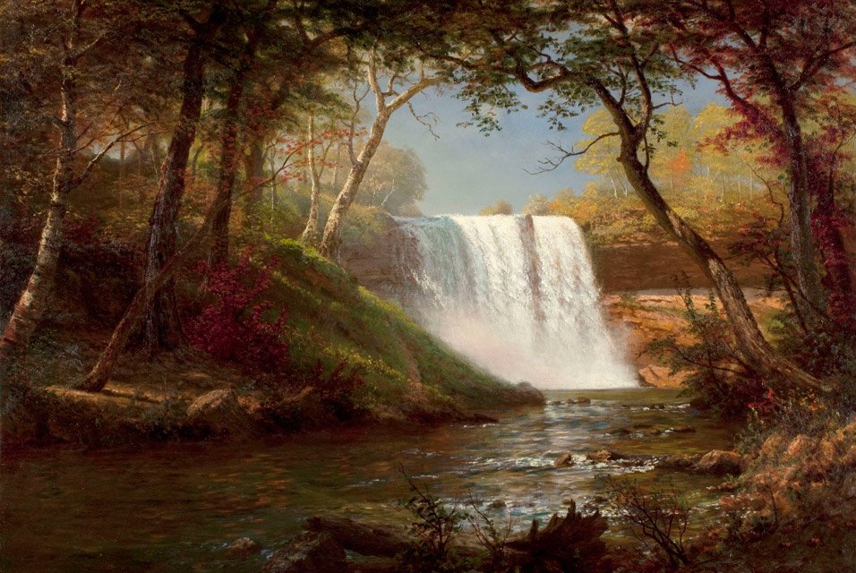 Minnehaha Falls tekijältä Albert Bierstadt
