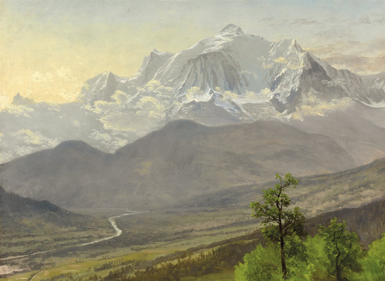 Mont Blanc tekijältä Albert Bierstadt
