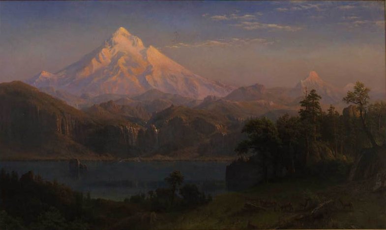Mount Hood tekijältä Albert Bierstadt