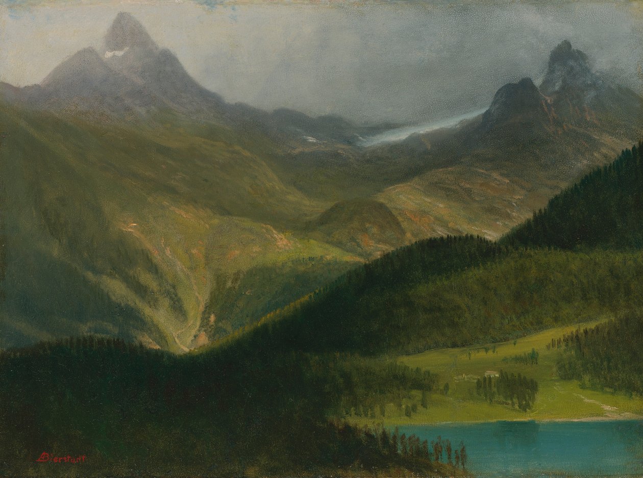Vuoristomaisema tekijältä Albert Bierstadt
