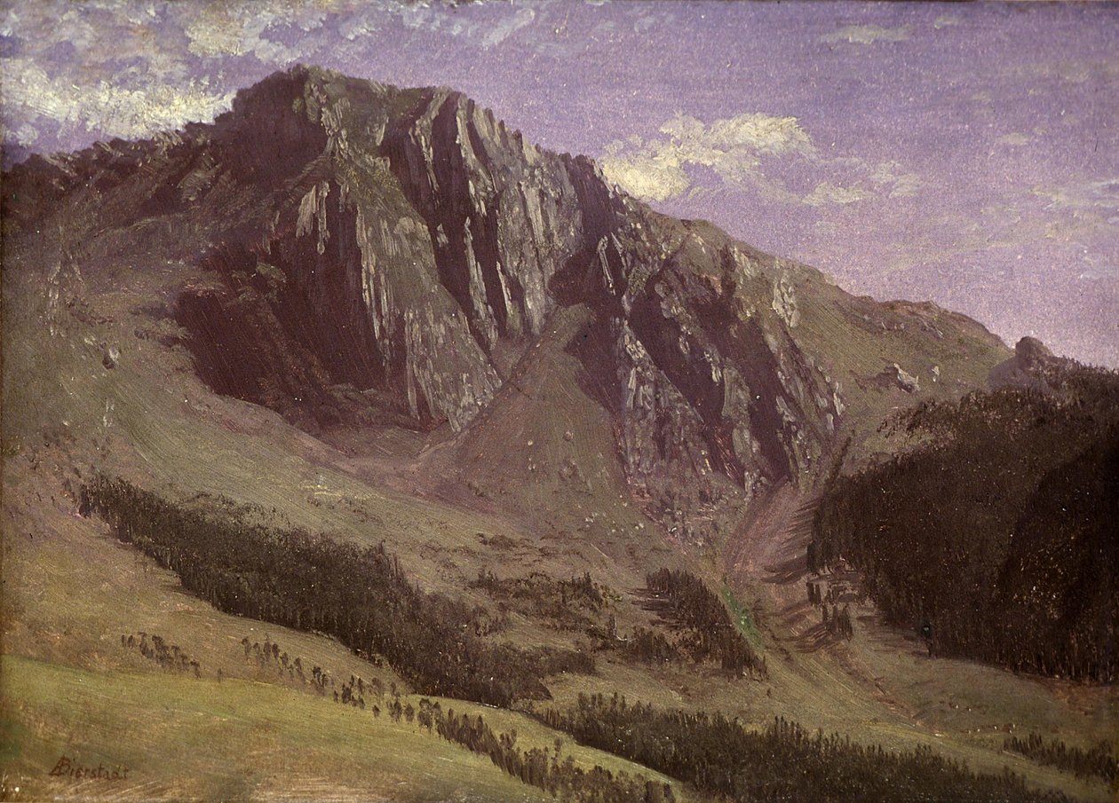 Vuoret tekijältä Albert Bierstadt
