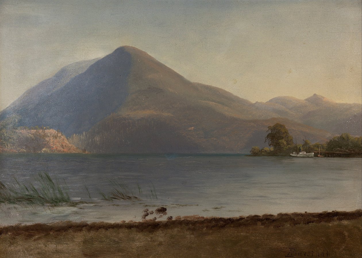 Hudsonilla tekijältä Albert Bierstadt