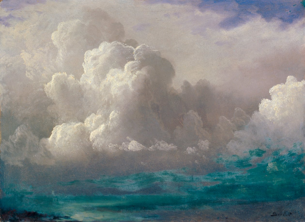 Myrskypilvet tekijältä Albert Bierstadt