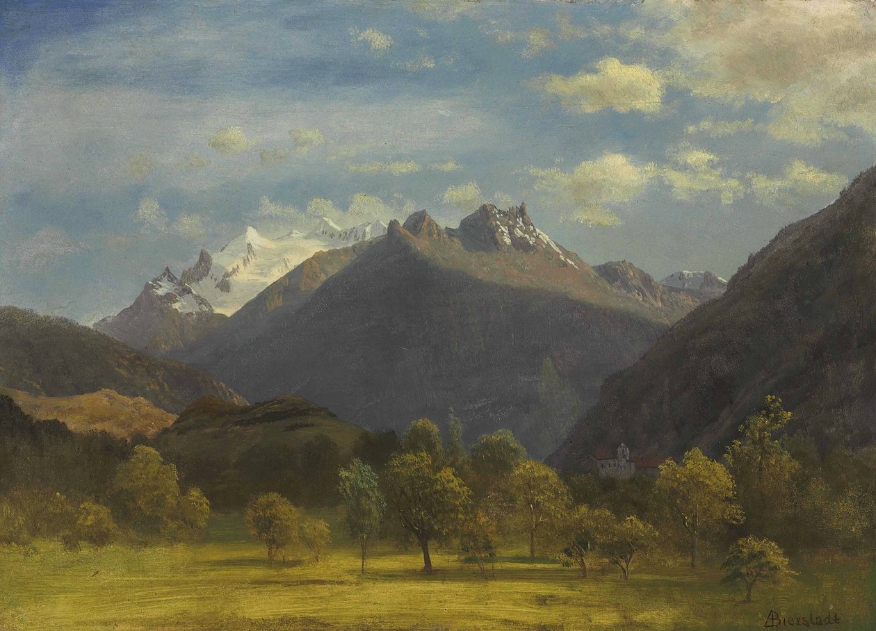 Alpit Visp tekijältä Albert Bierstadt