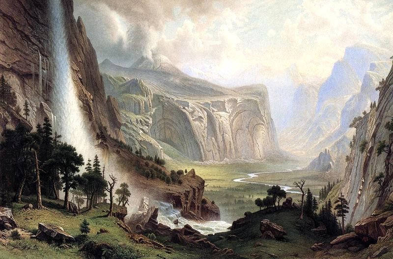 Yosemiten kupolit tekijältä Albert Bierstadt