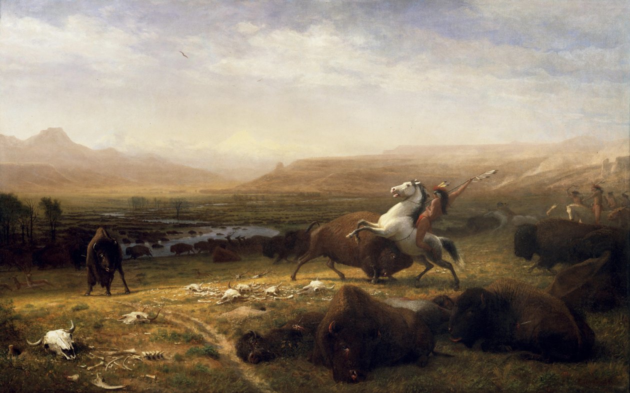 Buffalon viimeinen tekijältä Albert Bierstadt